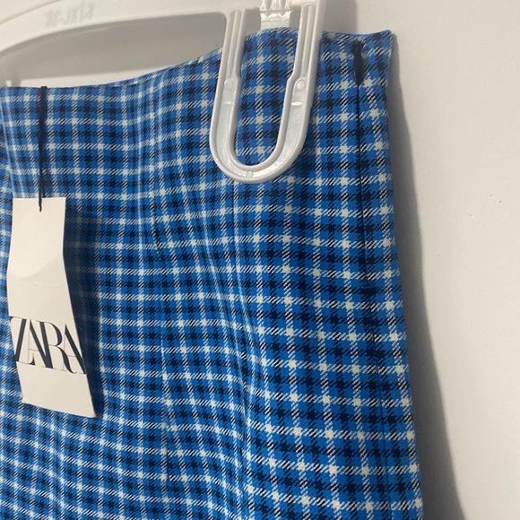 Zara NWOT Blue Micro Plaid
Min Skirt - Picture 2 of 7